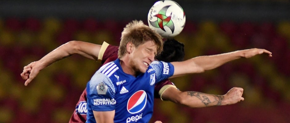 Gabriel Meluk se refiere al calendario de Millonarios. / Foto: VizzorImage - Luis Ramírez. Gabriel Meluk se refiere al calendario de Millonarios. / Foto: VizzorImage - Luis Ramírez.