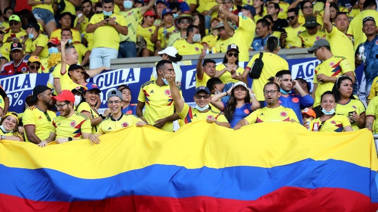 Afición de la selección Colombia. Foto: VizzorImage / Jairo Cassiani Afición de la selección Colombia. Foto: VizzorImage / Jairo Cassiani