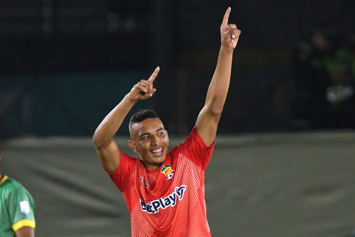 Jordan Barrera ya debutó como profesional en la Primera División con Junior en 2023 - VizzorImage