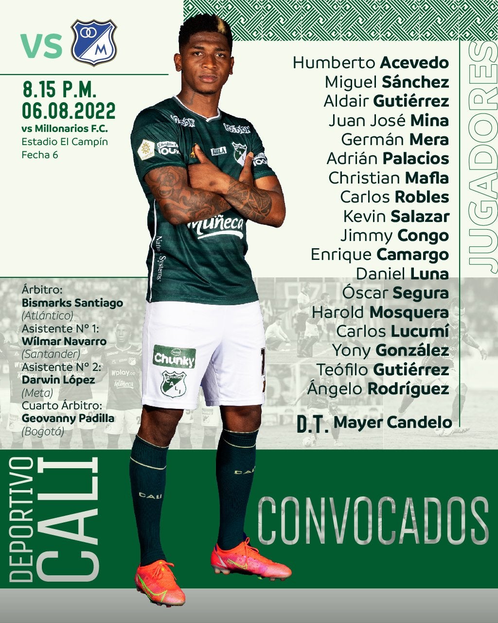 cali convocados