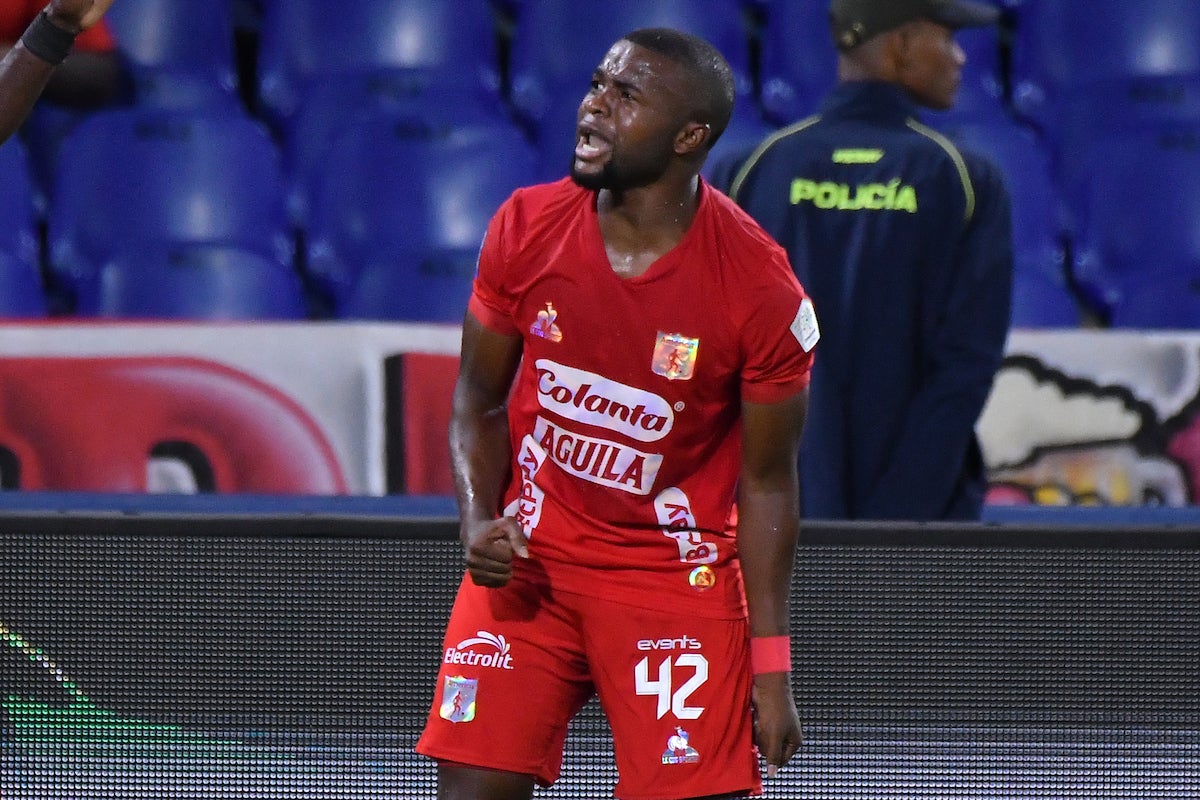 Jader Quiñones marcó el 2-0 de América de Cali ante La Equidad - VizzorImage