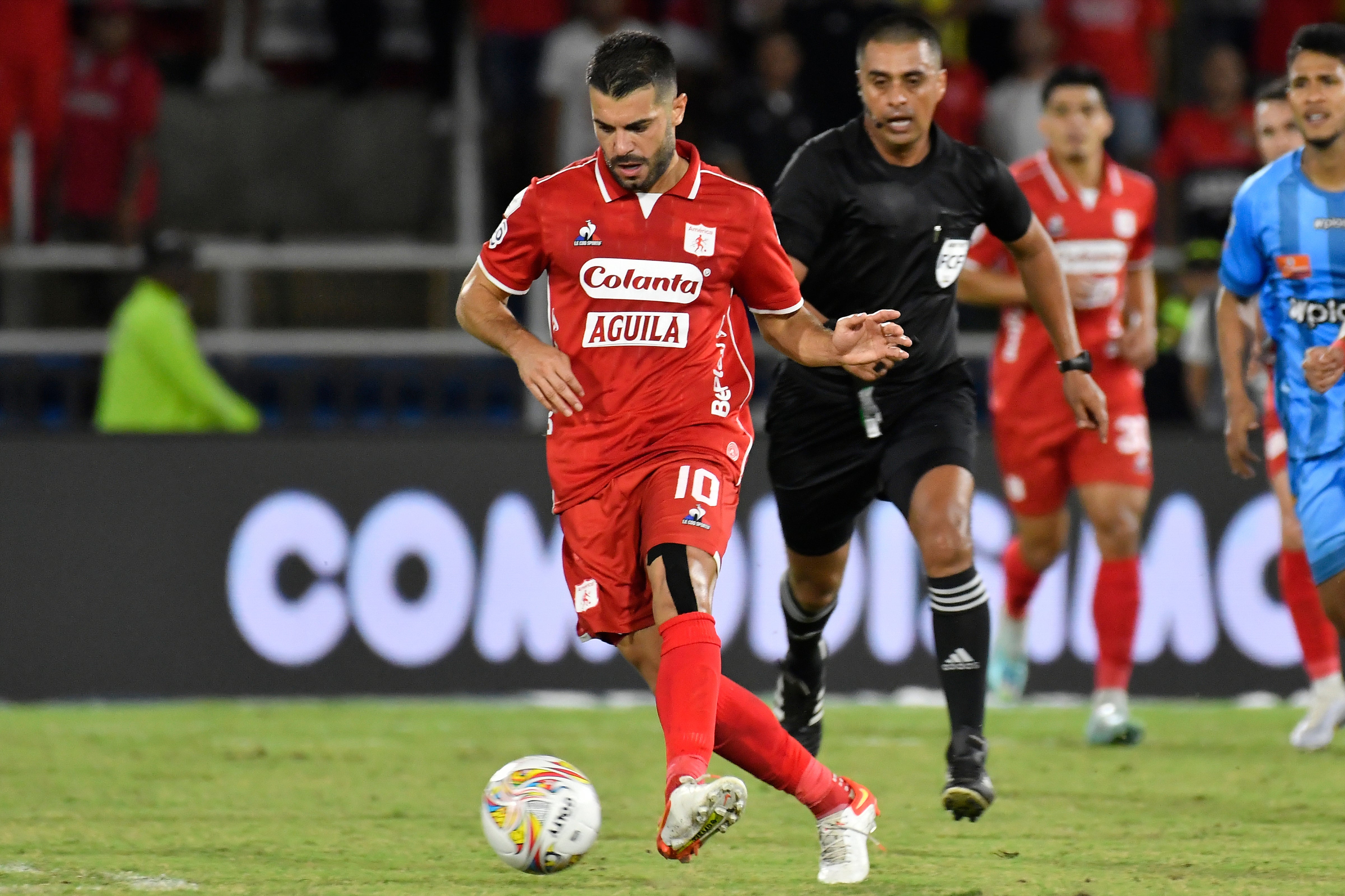  Iago Falque en su etapa en América de Cali / VizzorImage / Gabriel Aponte 