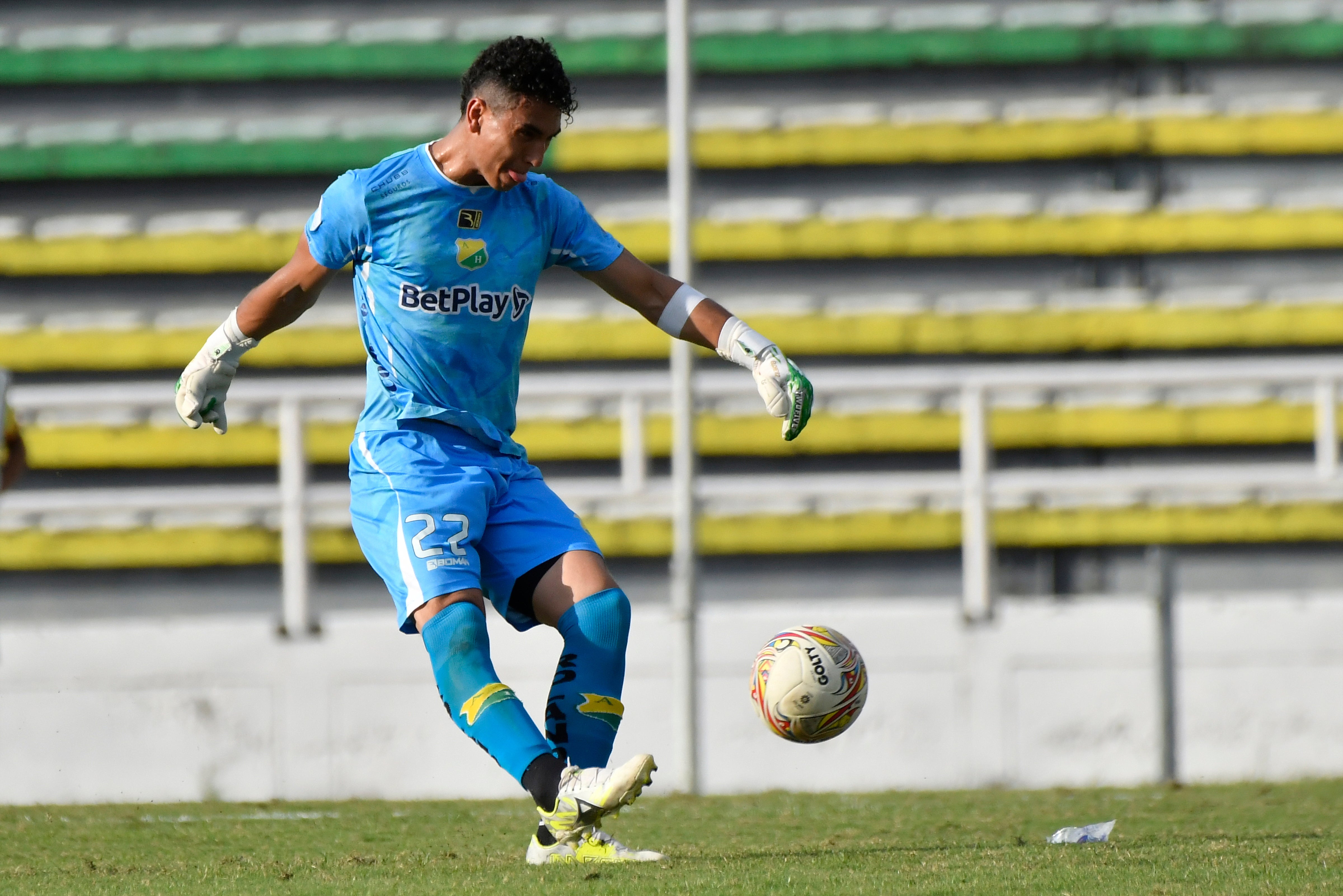Jeison Méndez ha jugado en Atlético Huila desde su debut como profesional en 2021 - VizzorImage