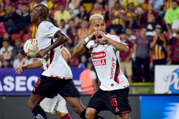 Michael Barrios marcó su primer gol con América de Cali ante Tolima - VizzorImage