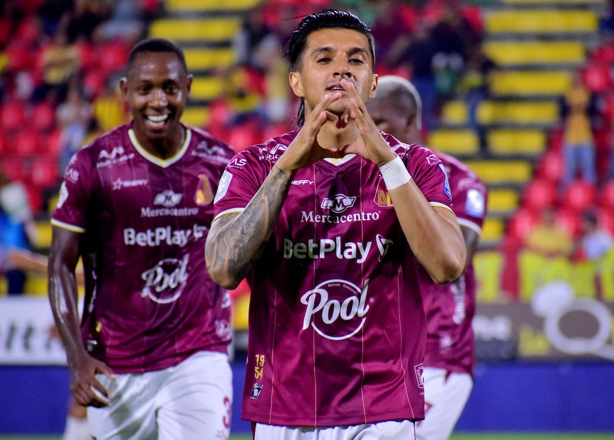 Yeison Guzmán es el jugador más influyente en el gol de Tolima 2024-2 - VizzorImage
