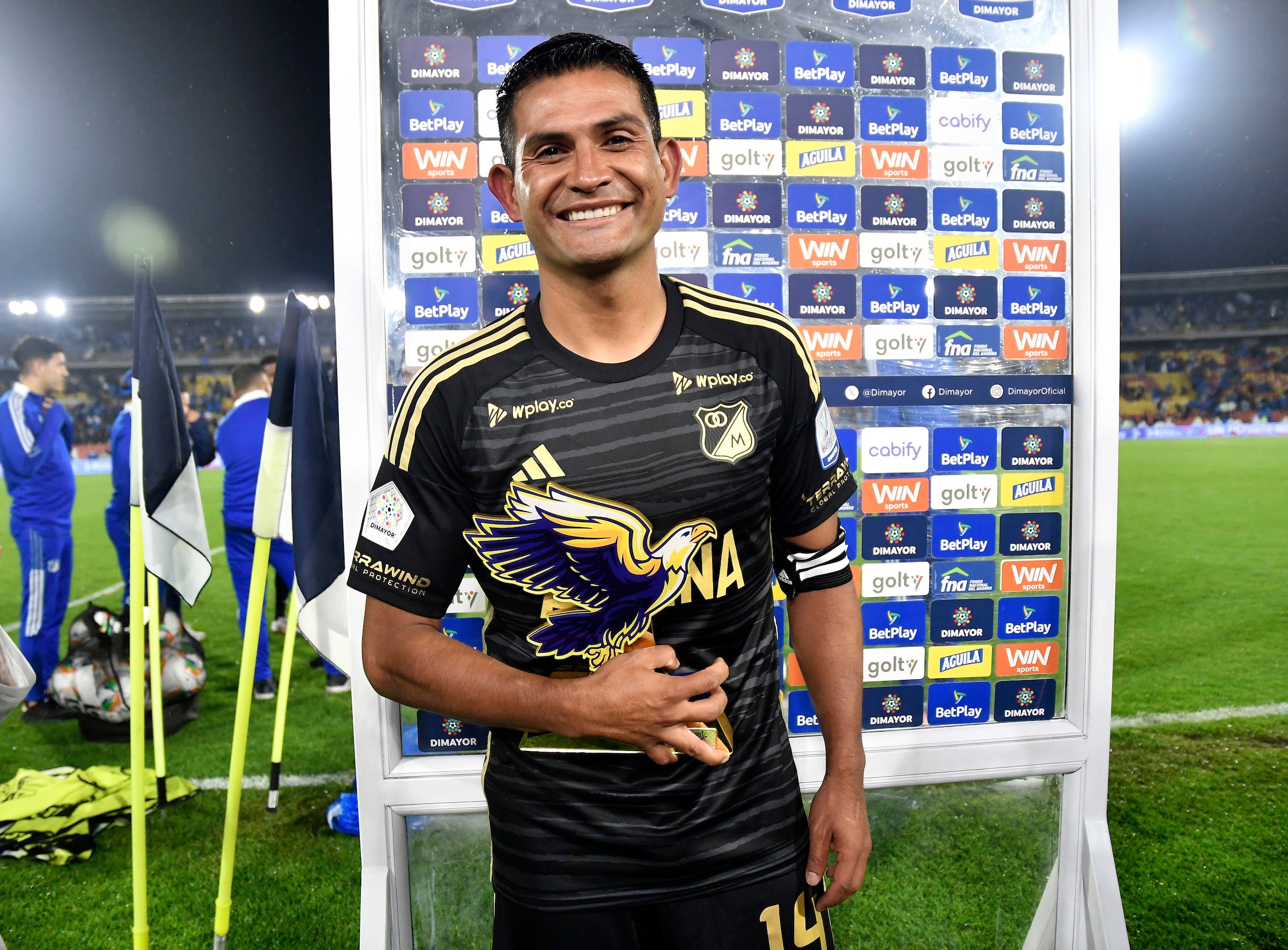  David Mackalister Silva de Millonarios F. C. /  VizzorImage / Luis Ramirez