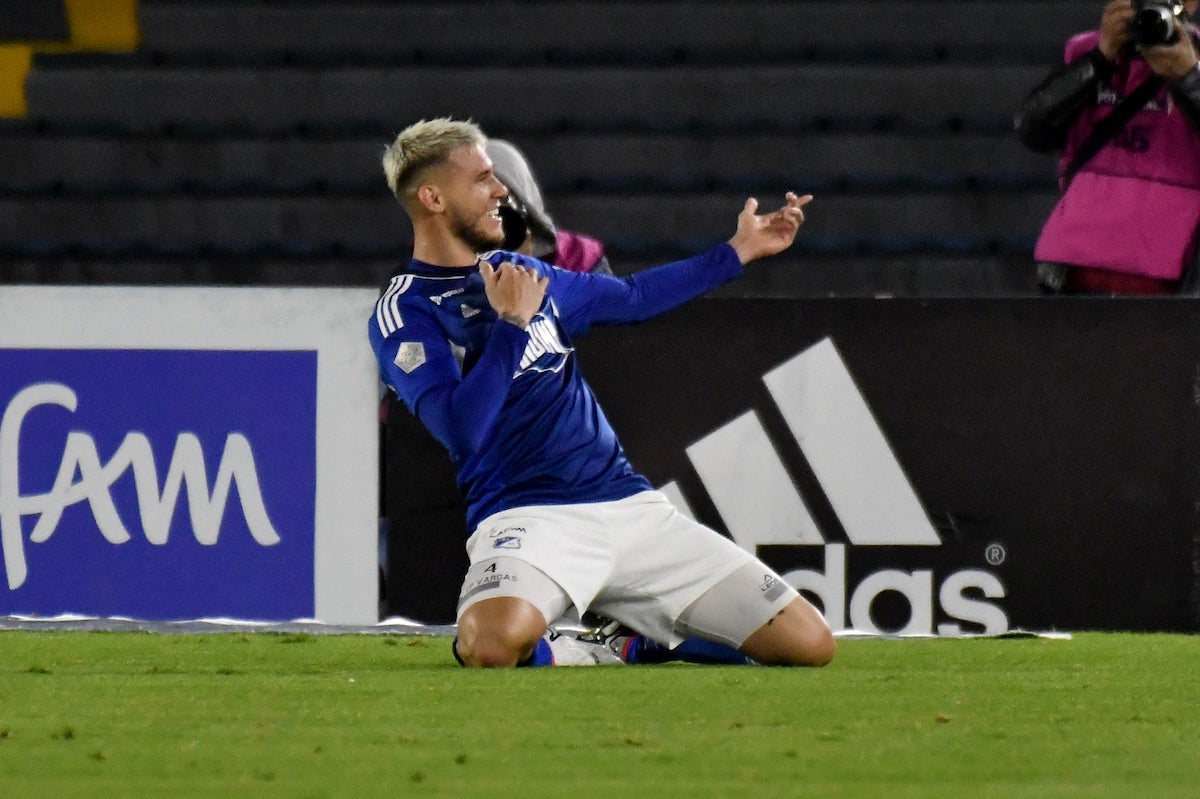 Juan Pablo Vargas ha participado en 15 goles de Millonarios - VizzorImage