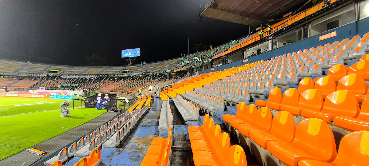 Atlético Nacional no jugaba un partido como local en el Atanasio Girardot, de Medellín, desde el 20 de agosto - VizzorImage