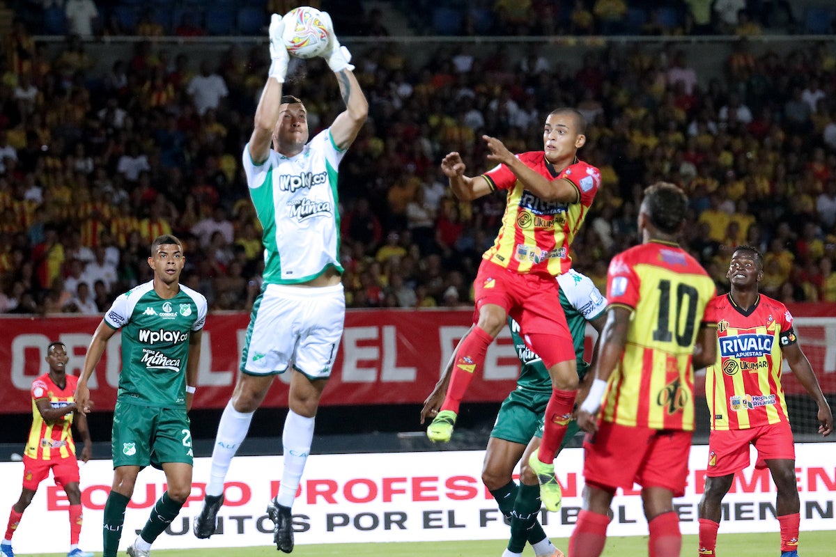 El portero Joaquin Papaleo suma cuatro partidos con Cali: seis goles en contra y una valla invicta - VizzorImage