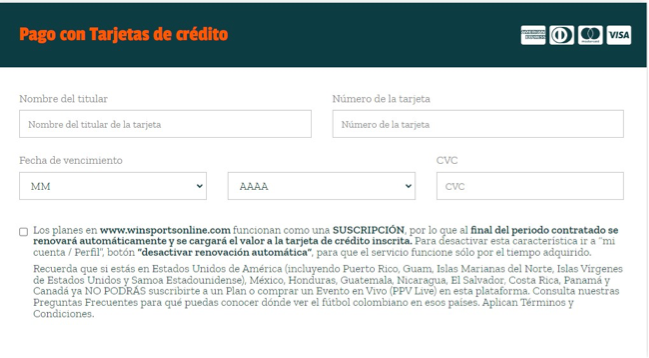 Pasos Win Sports Online