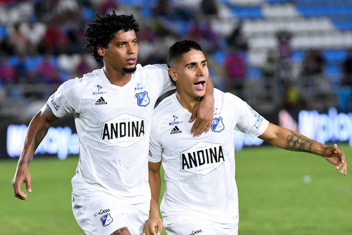 Juan Carlos Pereira aseguró que le sorprendió la calidad con el balón de Daniel Cataño, en Millonarios - VizzorImage