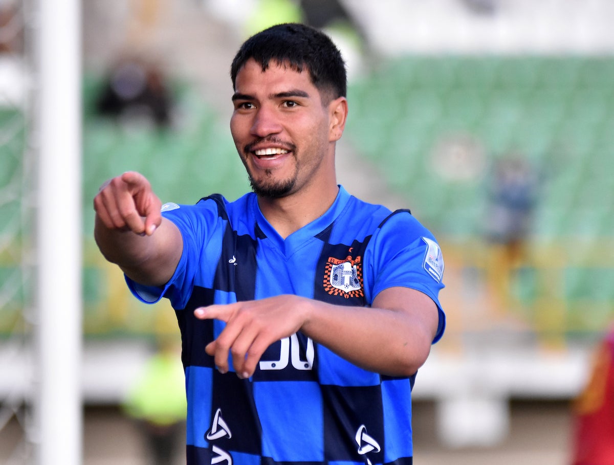 Michael Nike G&oacute;mez marc&oacute; gol en Boyac&aacute; Chic&oacute; tras siete meses de sequ&iacute;a - VizzorImage