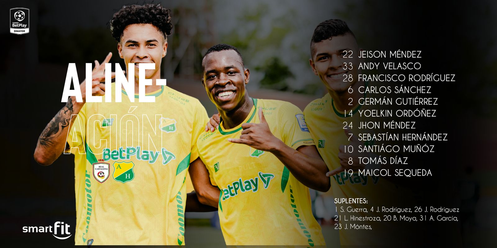 Formación Atlético Huila