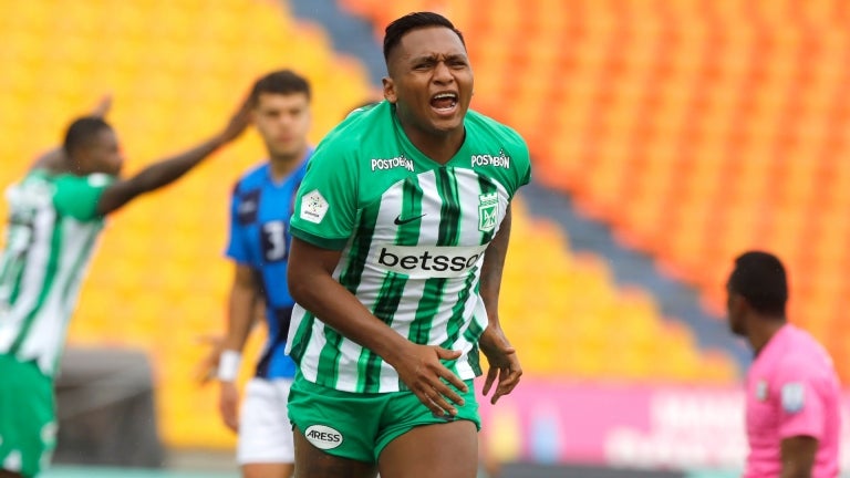 Alfredo Morelos, delantero titular de Atlético Nacional ante Millonarios - VizzorImage
