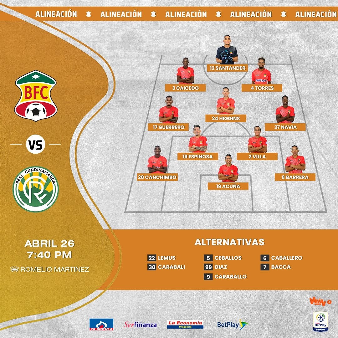 Titular de Barranquilla para enfrentar a Real Cundinamarca - Prensa