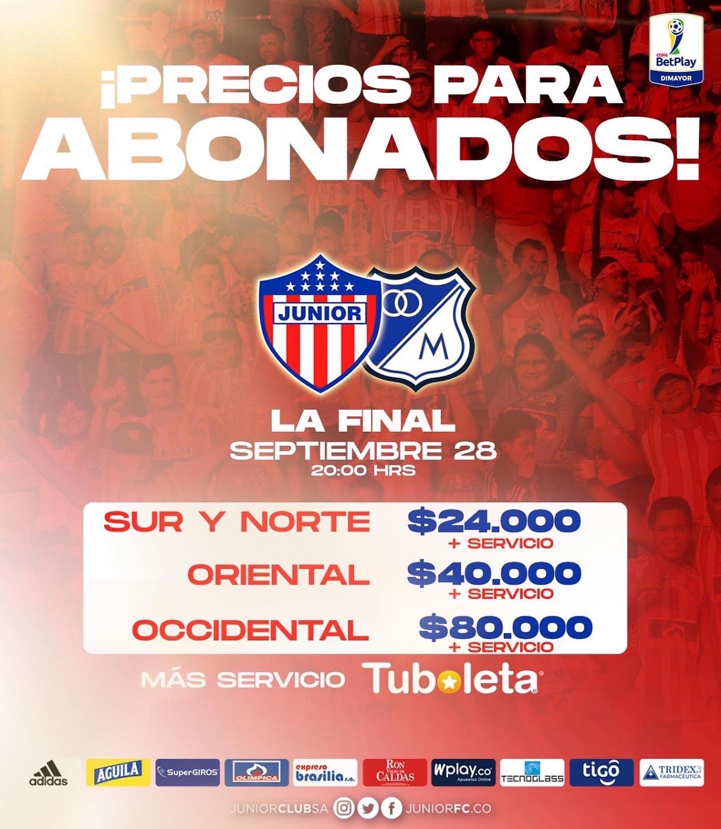 Boletas Junior Millos 2