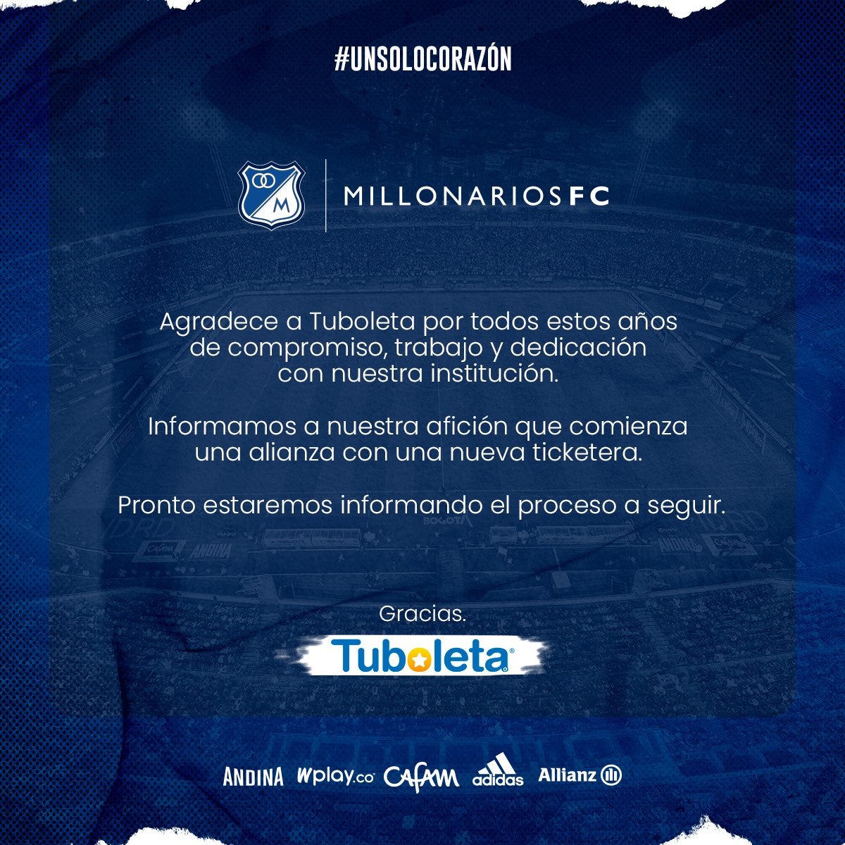 Comunicado Millonarios