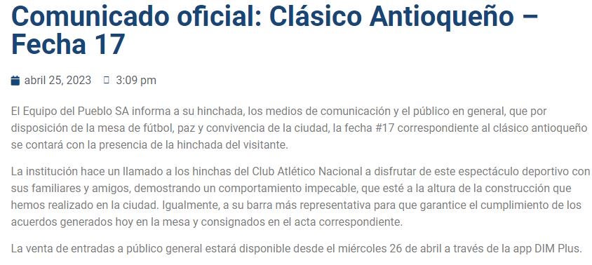 Comunicado de Medellín