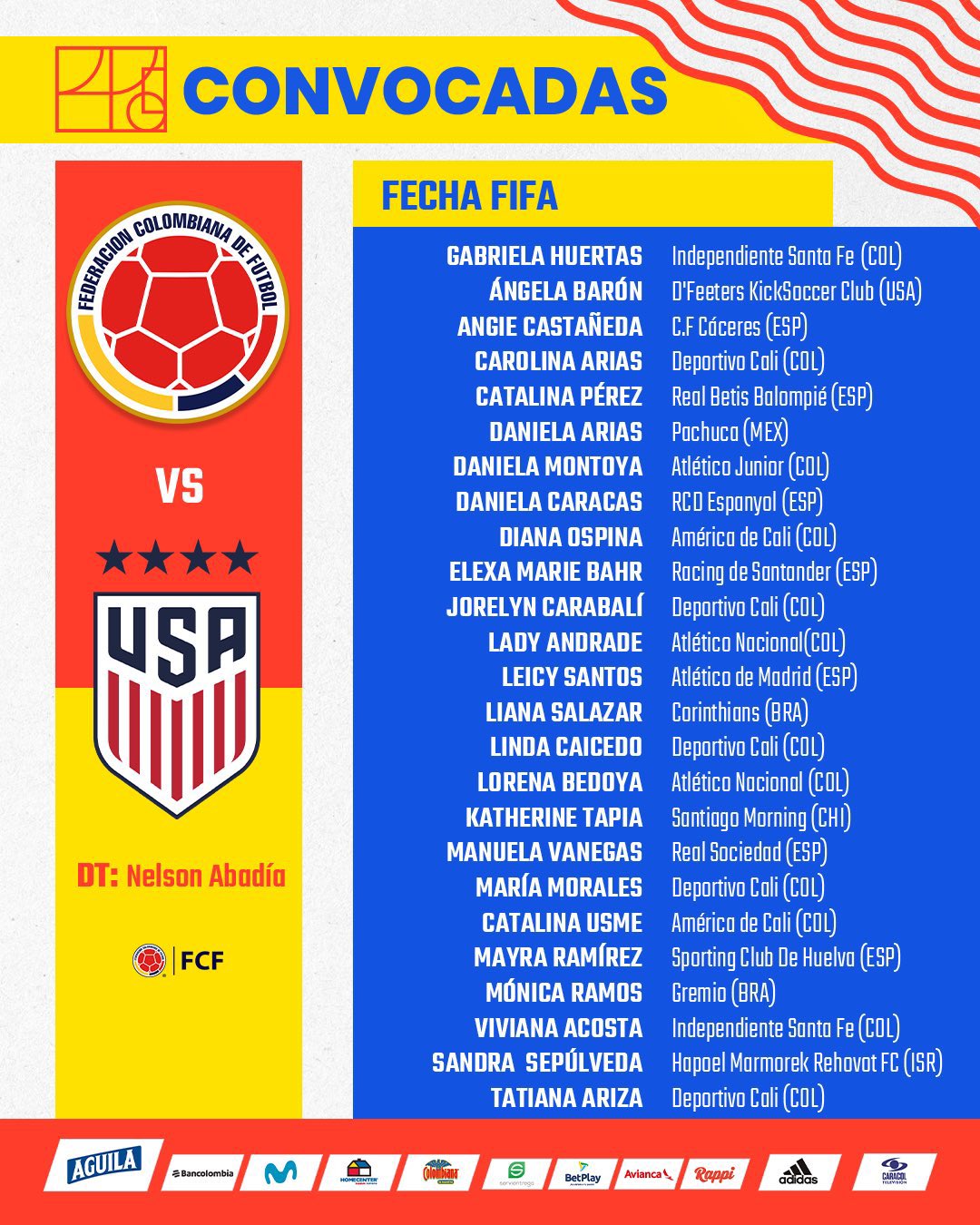 Convocatoria Selección Femenina