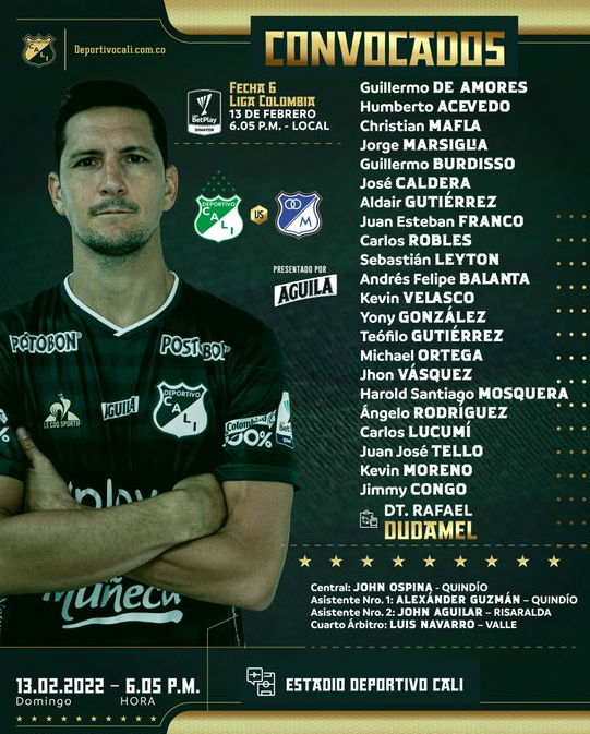 Convocados de Cali