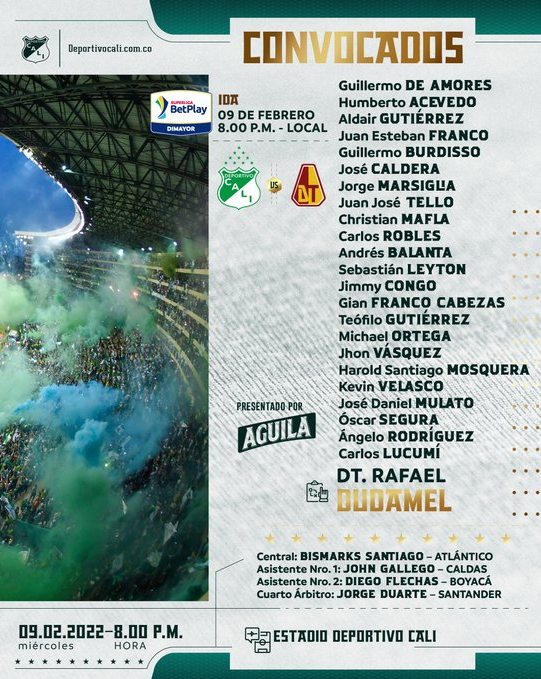Convocados de Cali