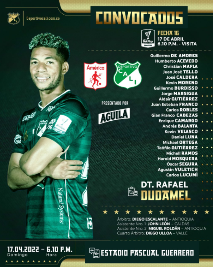 Convocados de Cali