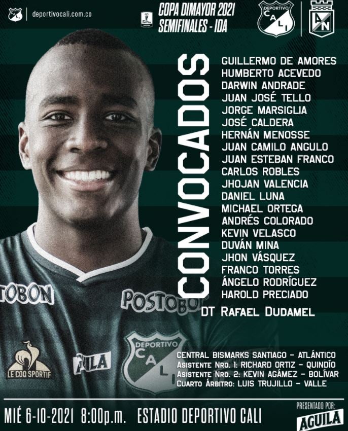 Convocados de Cali