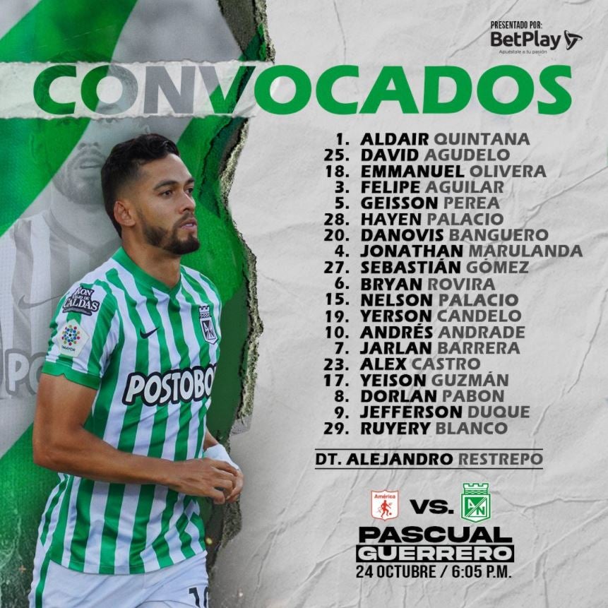 Convocados de Nacional