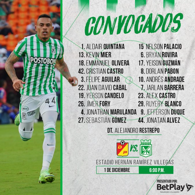 Convocados de Nacional