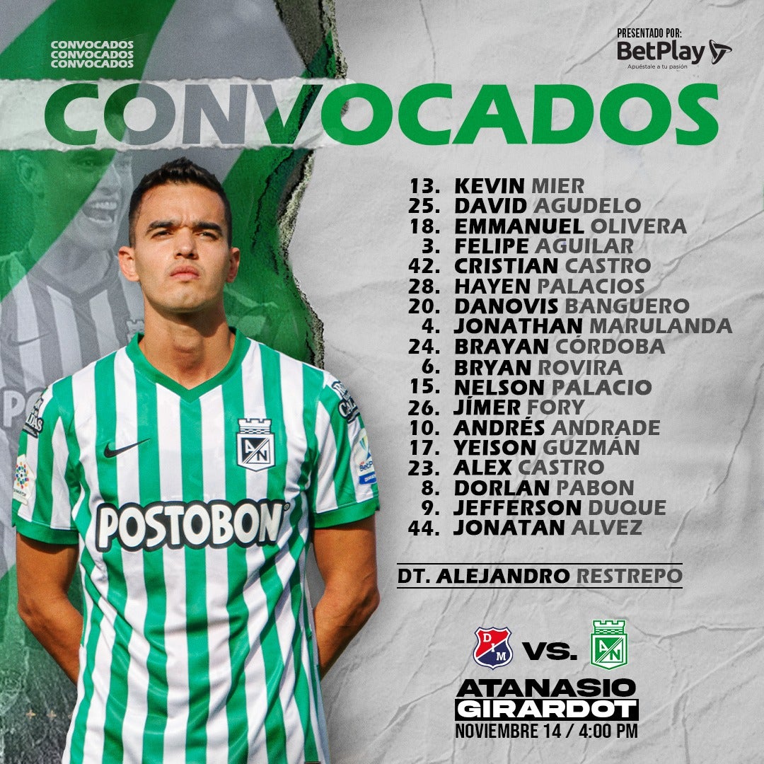 Convocados de Nacional