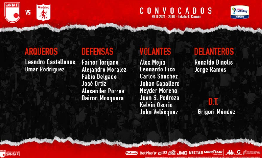 Convocados de Santa Fe