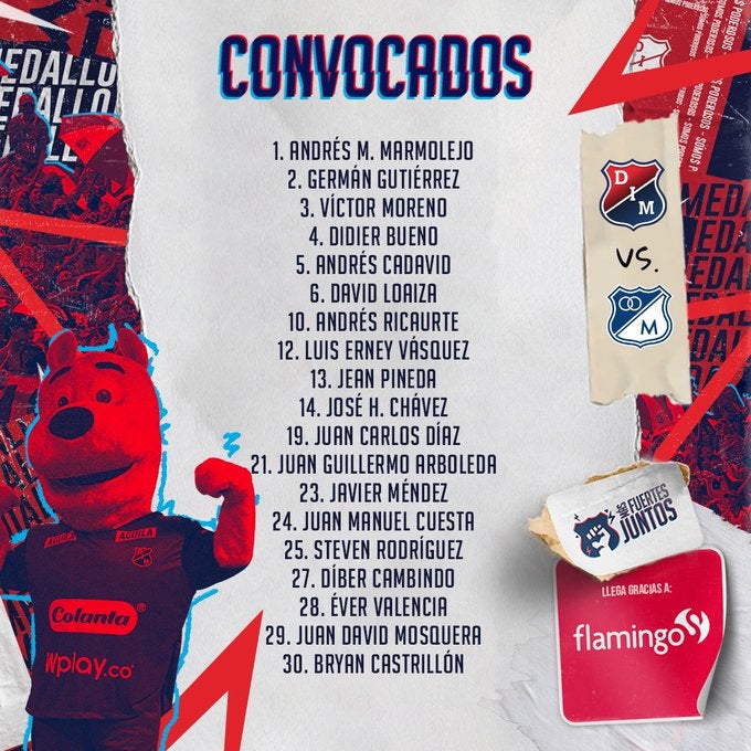 Convocados de Medellin
