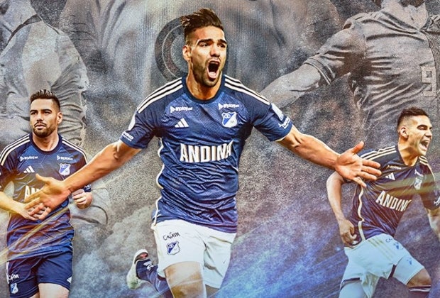 Radamel Falcao García fue anunciado como fichaje en Millonarios - X: @MillosFCoficial