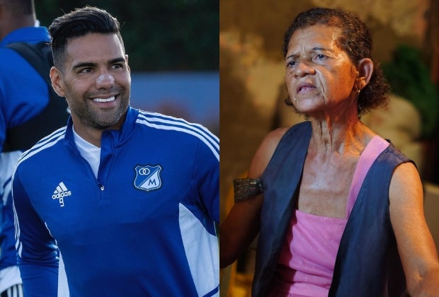 Radamel Falcao invit&oacute; a Alexy Hern&aacute;ndez a su presentaci&oacute;n oficial con Millonarios - @MillosFCoficial/@dumek_turbay