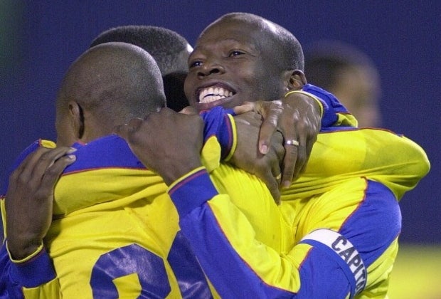 Faustino Asprilla marc&oacute; doblete en el hist&oacute;rico Argentina 0-5 Colombia de 1993 - AFP
