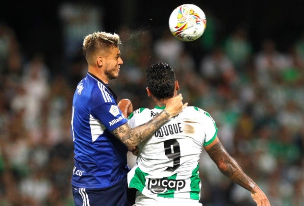 Momento del partido de Liga BetPlay 2023-2 entre Nacional y Millonarios - VizzorImage