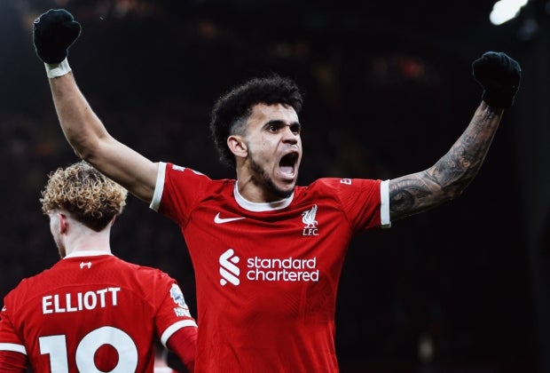 El 'Guajiro' Luis D&iacute;az cuenta con contrato en Liverpool hasta junio de 2027 - X: @LFC