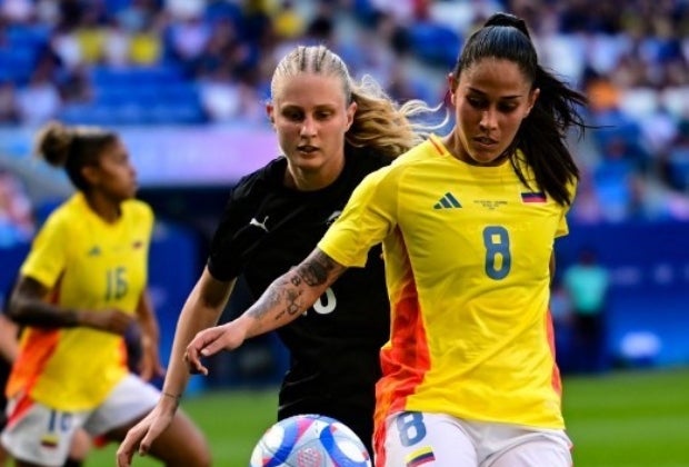 Marcela Restrepo abrió el marcador del juego Colombia vs. Nueva Zelanda - AFP