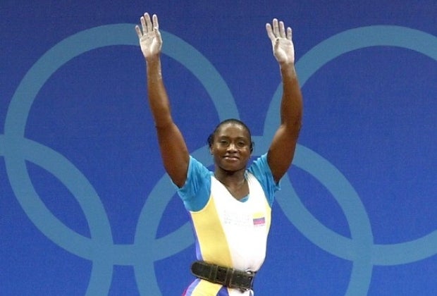 Mar&iacute;a Isabel Urrutia, medallista ol&iacute;mpica con Colombia - AFP