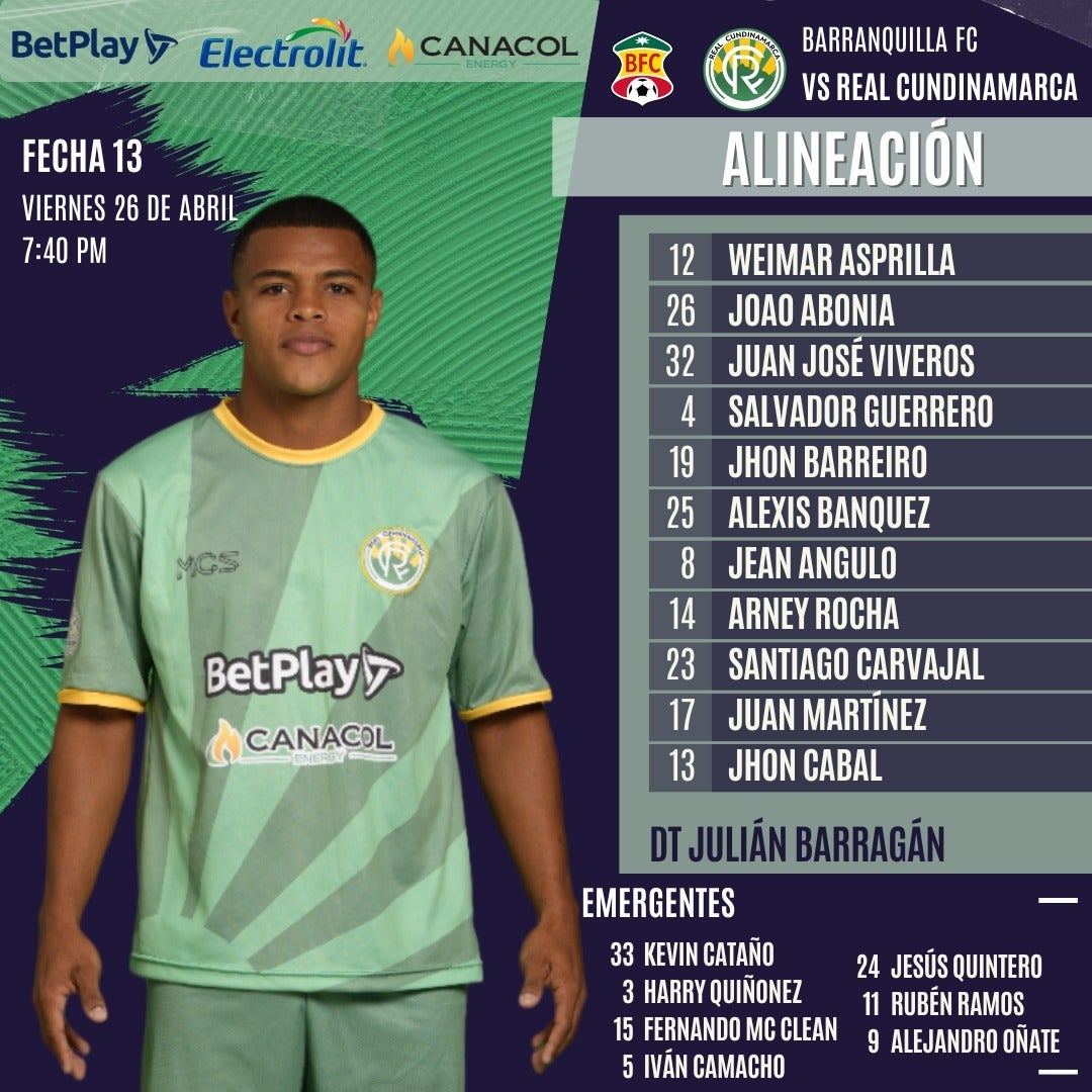 Titular de Cundinamarca para enfrentar a Barranquilla - Prensa