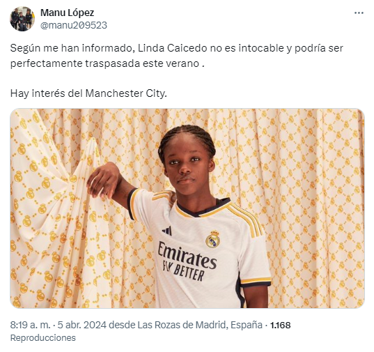 Manchester City también estaría interesado en Caicedo, según el periodista López - Pantallazo X