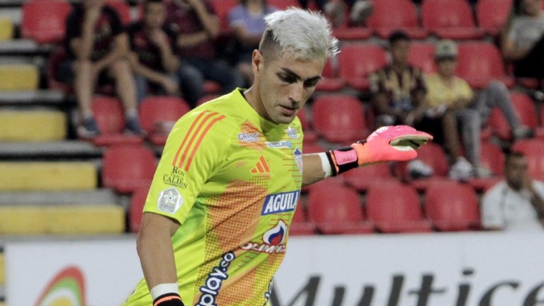 Santiago Mele evit&oacute; el gol de Pasto ante Junior por la fecha 5 - VizzorImage