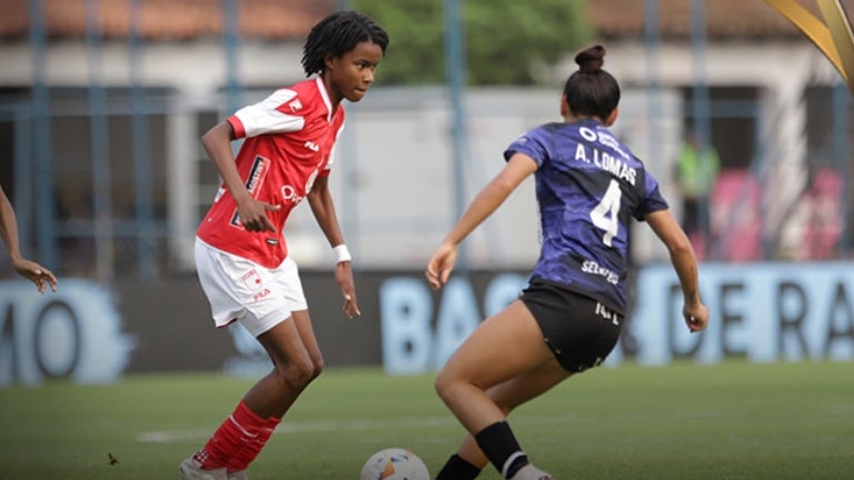 Santa Fe e Independiente del Valle disputaron la semifinal por la Libertadores Femenina 2024 - X: @LeonasSantaFe