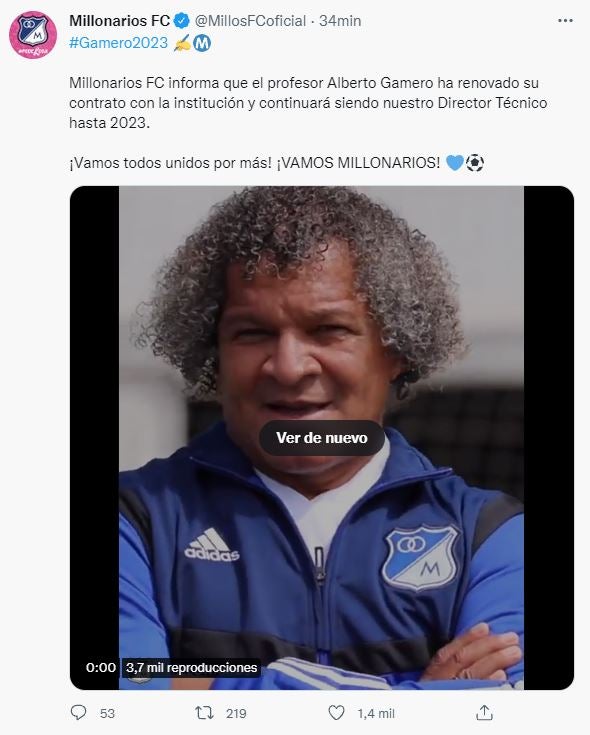 Comunicado de Millonarios