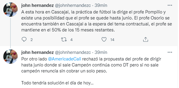 Situación Juan Carlos Osorio