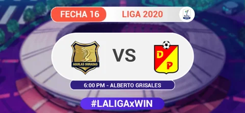 Águilas Doradas vs. Pereira, con transmisión de Win Sports y Win Sports+.