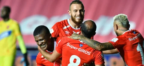 América tienen 22 puntos en la Liga BetPlay. / Foto: VizzorImage - Nelson Ríos