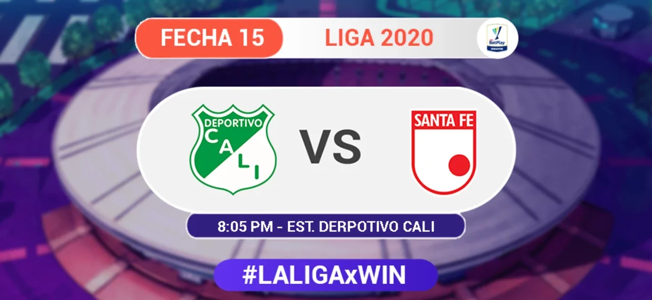 Cali vs. Santa Fe, con transmisión de Win Sports+.