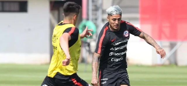 Chile entrenó en el estadio Nacional. /Foto: Federación de Fútbol de Chile.