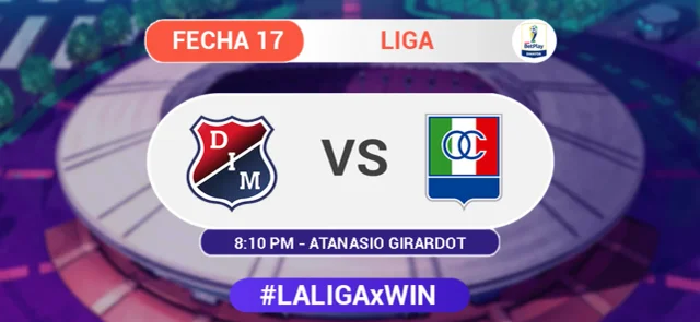 Con transmisión de Win Sports y Win Sports+.